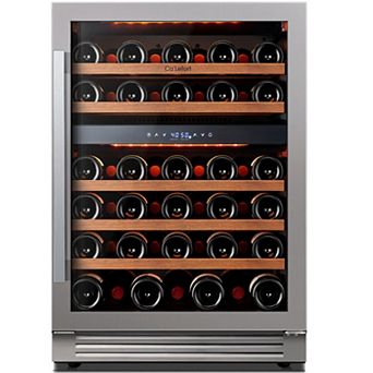 24 inch 52-Bottle Wine Cooler Refrigerator Fridge , Dual Zone
