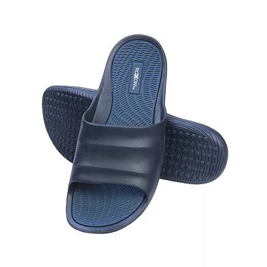 Roxoni Men's Athletic Slip-On Sandals with Foam Insole & Non-Slip Rubber Sole