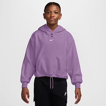 Girls 4-16 Nike Fleece Long Sleeve Pullover Top