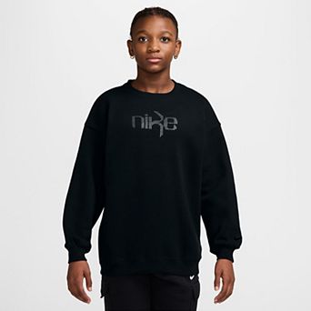 Girls 7-16 Nike Studio Fleece Oversized Crewneck Sweatshirt