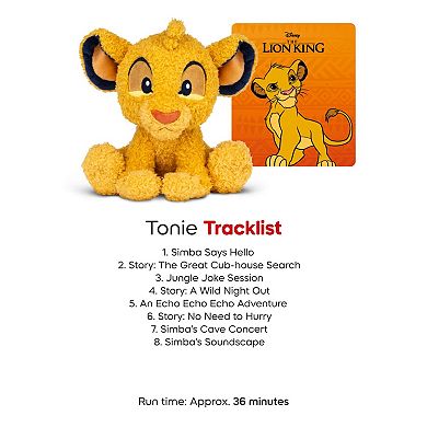 tonies Disney's Simba Cuddle Tonie Soft Plush Interactive Toy