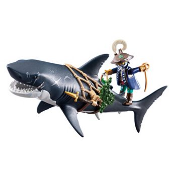 PLAYMOBIL® Giant Shark Toy with Pirate