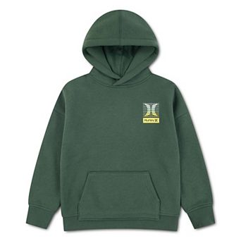 Boys 4-7 Hurley Fleece Oversized Graphic Pullover Hoodie