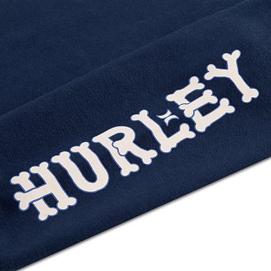 Boys 4-7 Hurley Shark Bones Fleece Oversized Graphic Pullover Hoodie