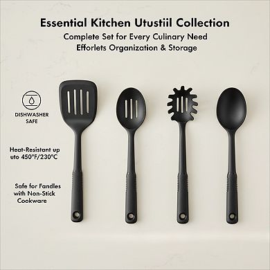 Nylon Kitchen Tool Set Heat Resistant and Flexible