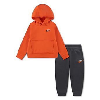Toddler Boys Nike Mesh Fleece Hoodie & Jogger 2 pc Set