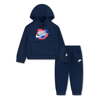 Toddler Boys Nike Dri-FIT Pullover Hoodie & Sweatpants 2 pc Set