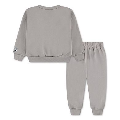 Baby Boys Nike Fleece Crewneck & Pants 2-Piece Set