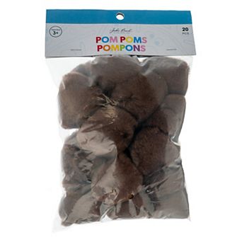 John Bead 2 in Large Fluffy Pom Poms, 20 ct