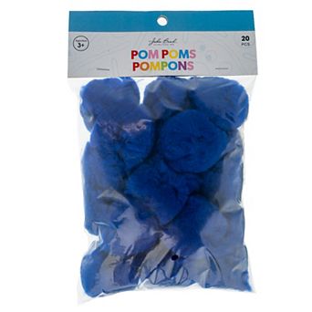 John Bead 2 in Large Fluffy Pom Poms, 20 ct