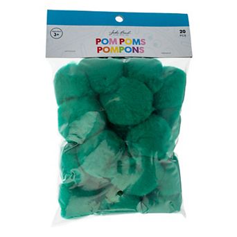 John Bead 2 in Large Fluffy Pom Poms, 20 ct