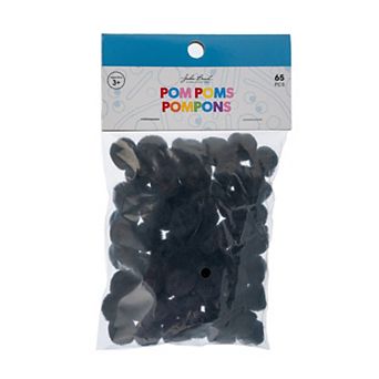 John Bead 0.5 in Mini Fluffy Pom Poms, 65 ct