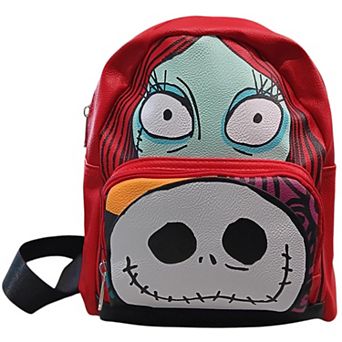 Nightmare Before Christmas Jack and Sally Mini Leather Backpack