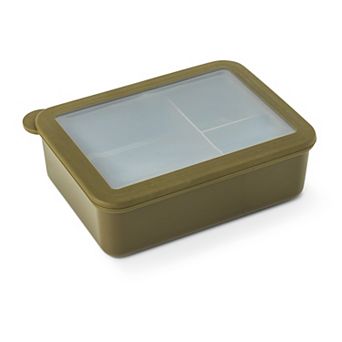 Brown 3-Section Food Storage