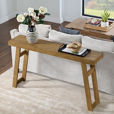 Alaterre Furniture Lawas Wood Console Table