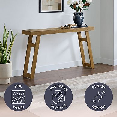 Alaterre Furniture Lawas Wood Console Table