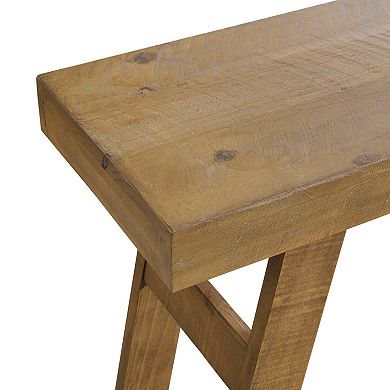 Alaterre Furniture Lawas Wood Console Table