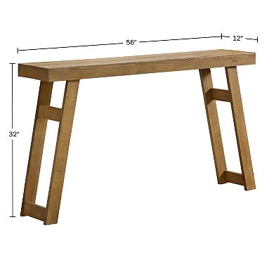 Alaterre Furniture Lawas Wood Console Table