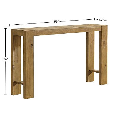 Alaterre Furniture Classic Console Table with Reinforced Joints