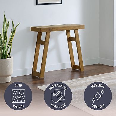 Alaterre Furniture Lawas Wood Console Table
