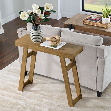 Alaterre Furniture Lawas Wood Console Table