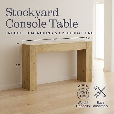 Alaterre Furniture Stockyard Console Table