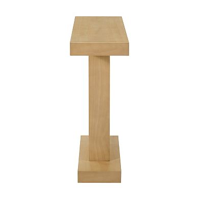 Alaterre Furniture Pismo Console Table with Unique Base Design
