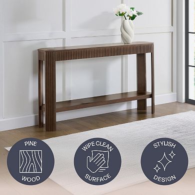 Alaterre Furniture 56-Inch Wood Console Table