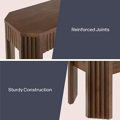 Alaterre Furniture 56-Inch Wood Console Table