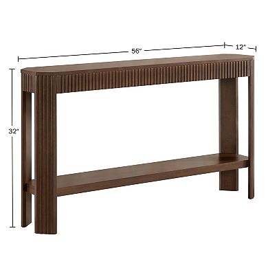 Alaterre Furniture 56-Inch Wood Console Table