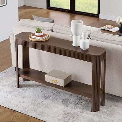Alaterre Furniture 56-Inch Wood Console Table