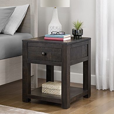 Alaterre Furniture 20-Inch End Table with Storage Drawer