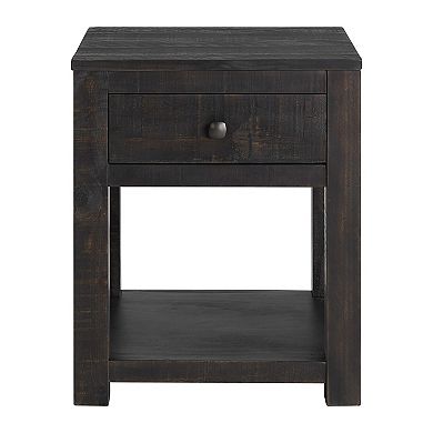 Alaterre Furniture 20-Inch End Table with Storage Drawer