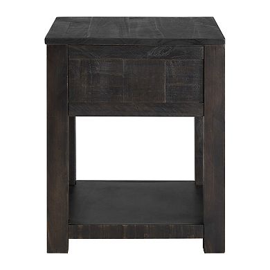 Alaterre Furniture 20-Inch End Table with Storage Drawer