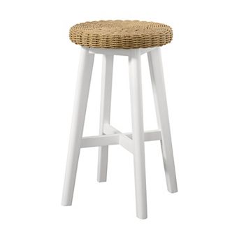 Alaterre Furniture 24-Inch Round Bar Stool