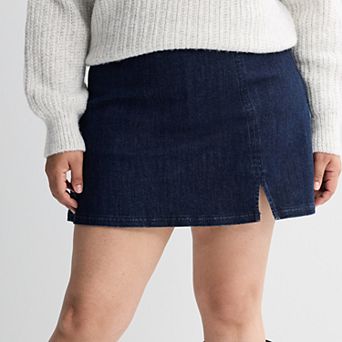 Juniors' Plus Size SO® A-Line Mini Skort