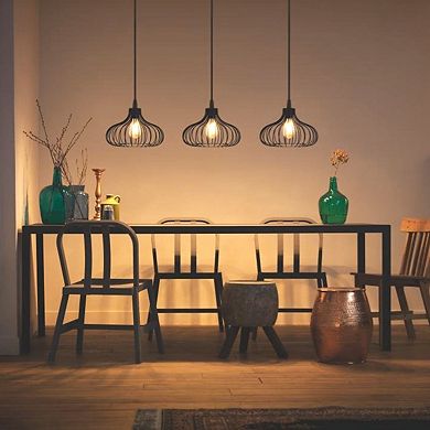 ST58 Edison LED Bulb 60W Equivalent, E26 Base 2700K Warm White Vintage Filament, 4 Pack