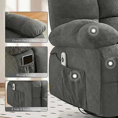 Oversized Rocker Recliner with Massage