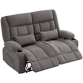 Modern Manual Reclining Loveseat