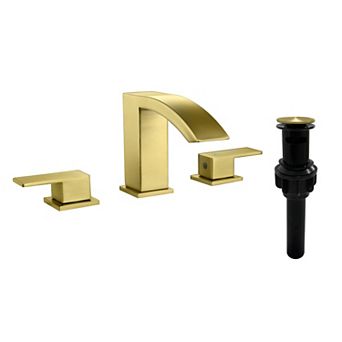 8 in Widespread 2-Handle Bathroom Faucet With Pop Up Drain for 3-Holes Mount