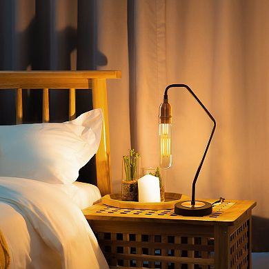 T25/T30 Edison LED Tubular Bulb 40W Equivalent, E26 Base 2700K Warm White Dimmable Vintage, 4 Pack
