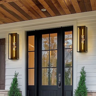 T30 Edison LED Tubular Bulb 4W , E26 Base 2700K Warm White Dimmable Clear Glass, 4 Pack