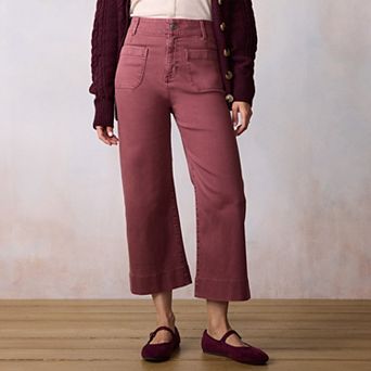 Petite LC Lauren Conrad Super High Rise Wide Leg Jeans