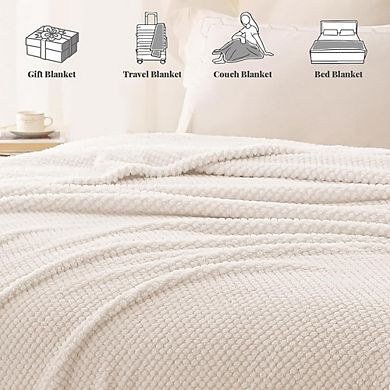 Extra-Large Fuzzy Fleece Throw Blanket