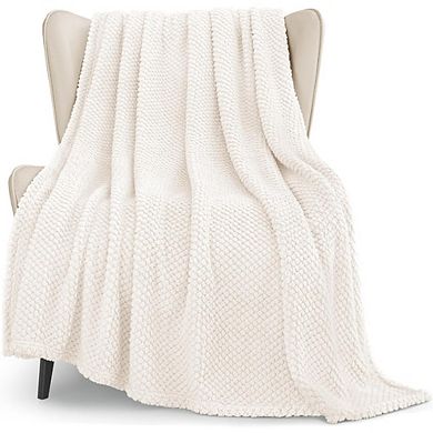 Extra-Large Fuzzy Fleece Throw Blanket
