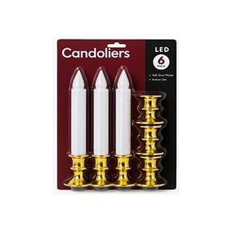LED Window Candles 6 pc Set