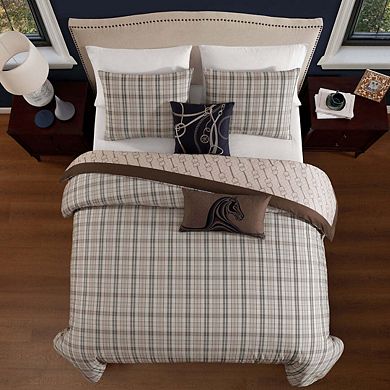 Bebejan Equestrian 100 % Cotton Sateen 5 Piece Reversible Comforter Set