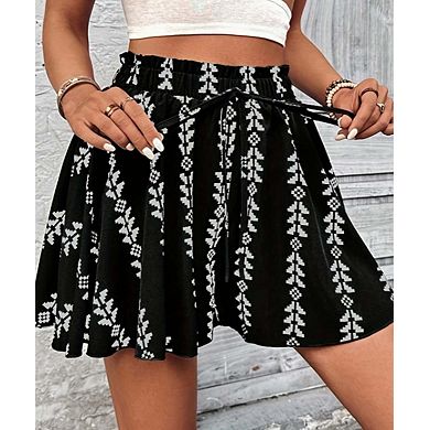 Women's Wide Leg Lantern Casual Shorts