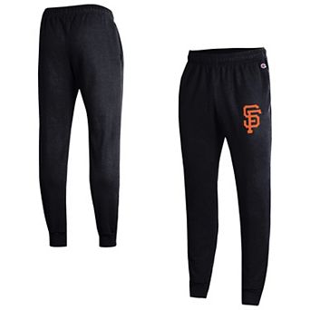 Men's Champion Black San Francisco Giants Powerblend Joggers