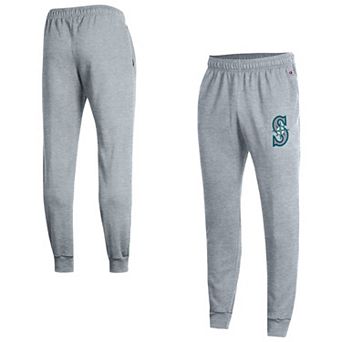Men's Champion Heather Gray Seattle Mariners Powerblend Joggers
